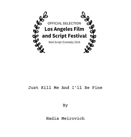 Just Kill Me and I’ll Be Fine still / award